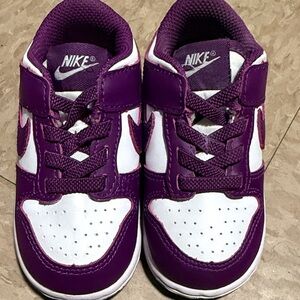 Nike Kids Sneakers Purple and White